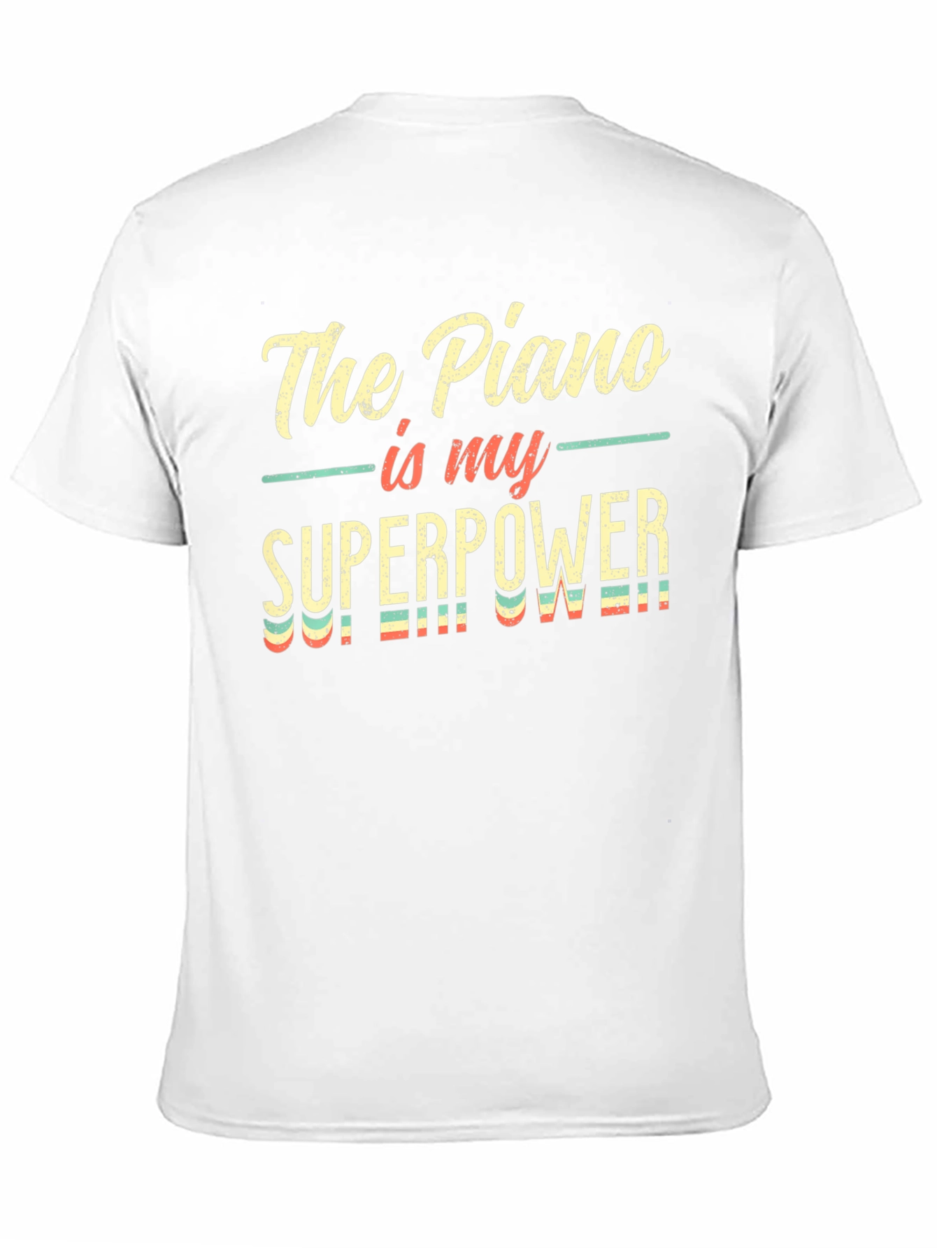 Piano is My Superpower Graphic Tee