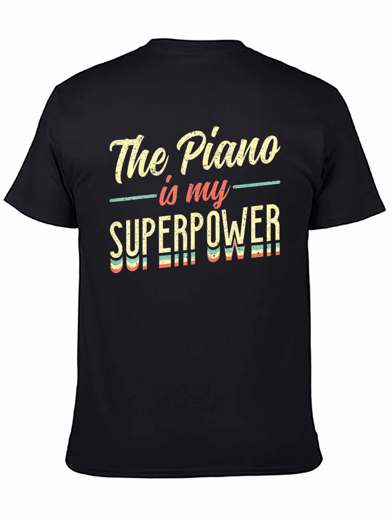 Piano is My Superpower Graphic Tee