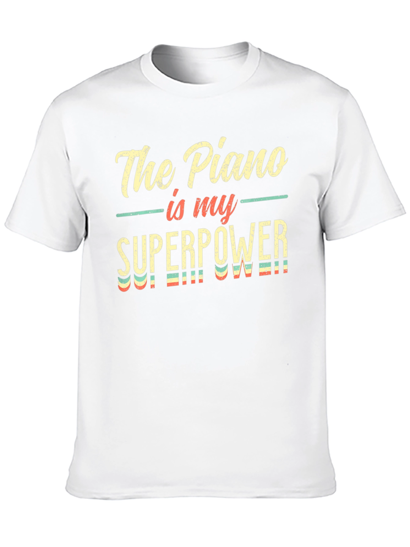 Piano is My Superpower Graphic Tee