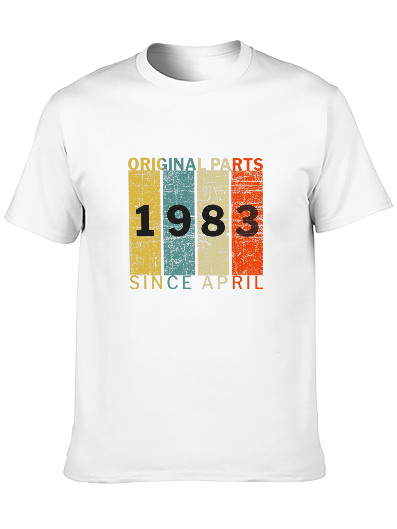 Original Parts 1983 April Birthday T-Shirt