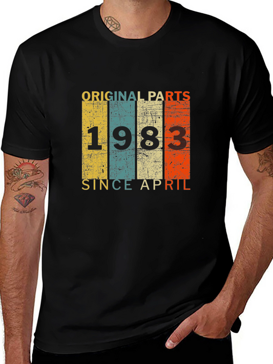 Original Parts 1983 April Birthday T-Shirt