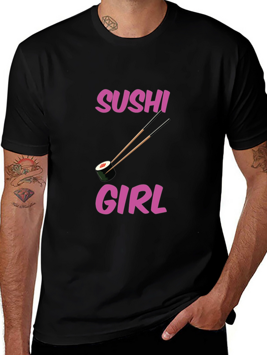 Sushi Girl Graphic Tee - Fun Trendy T-Shirt