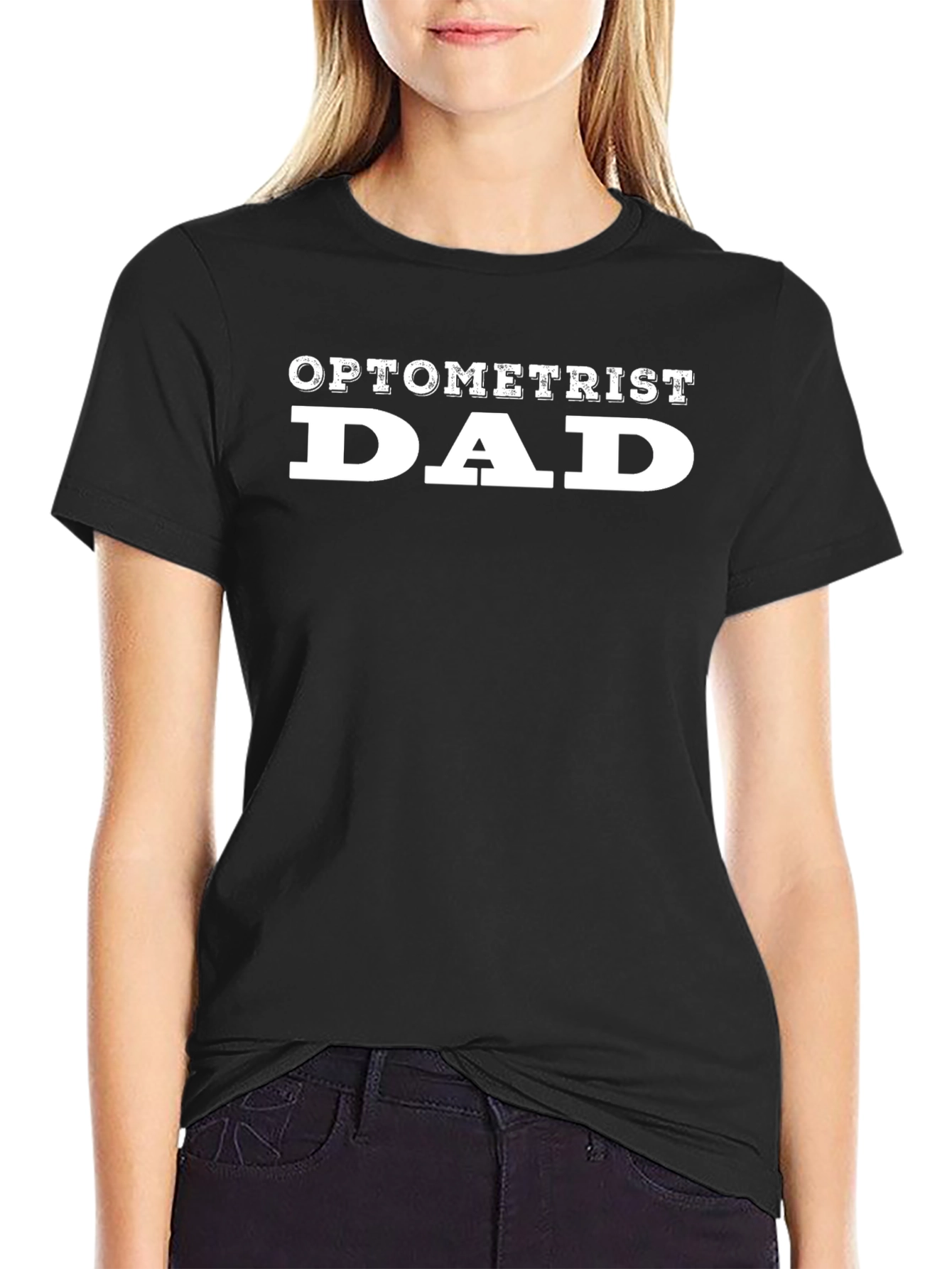 Optometrist Dad - Mens Black T-Shirt