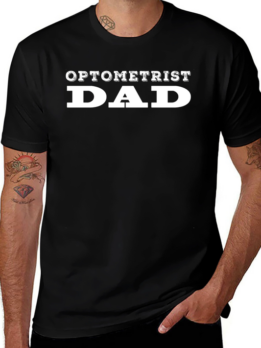 Optometrist Dad - Mens Black T-Shirt