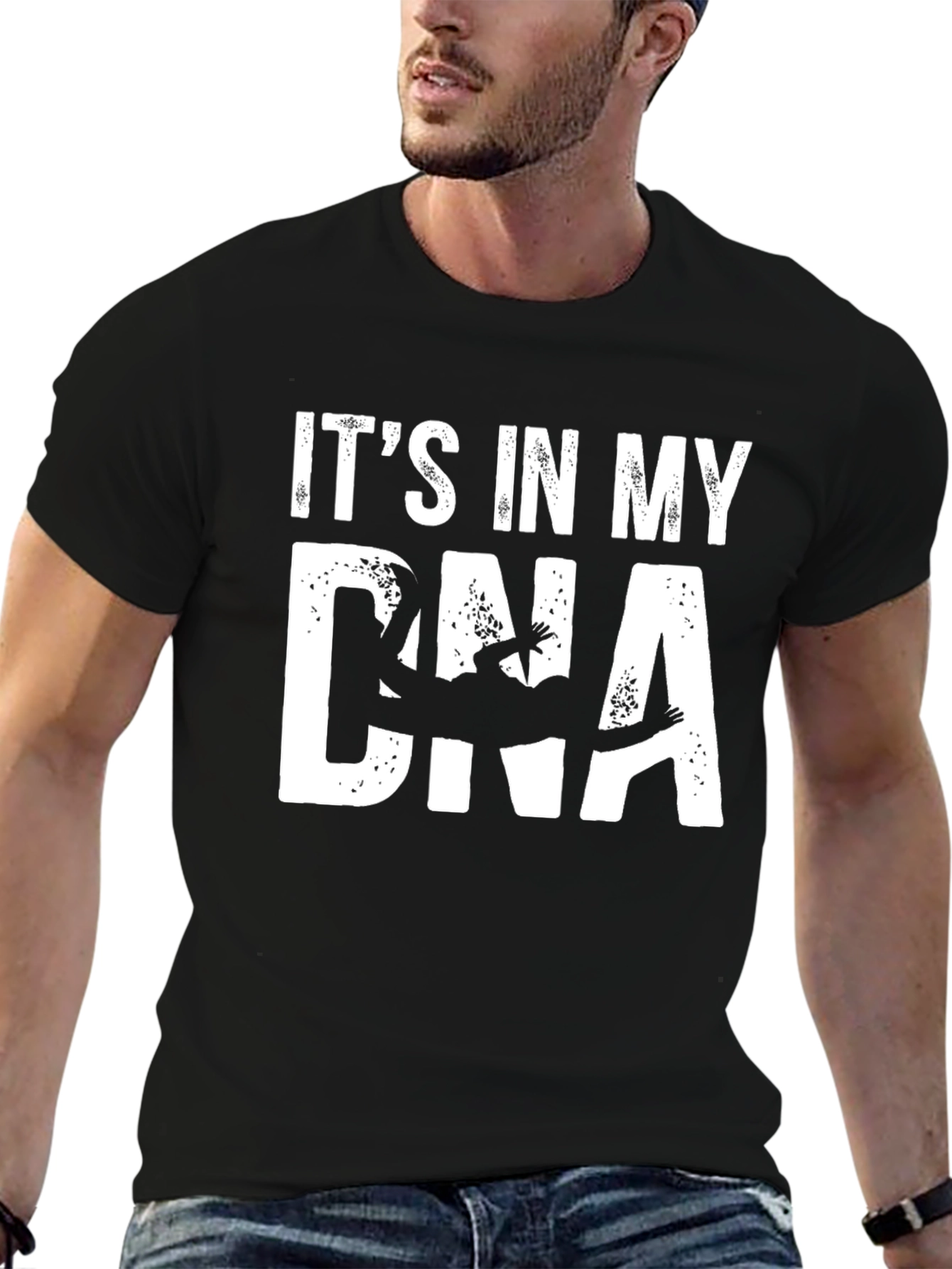 Its In My DNA T-Shirt - Climber Silhouette