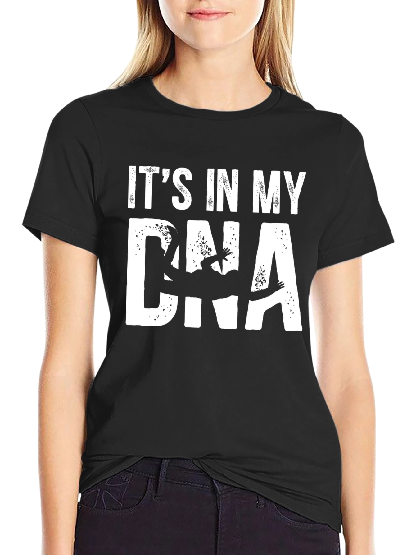 Its In My DNA T-Shirt - Climber Silhouette