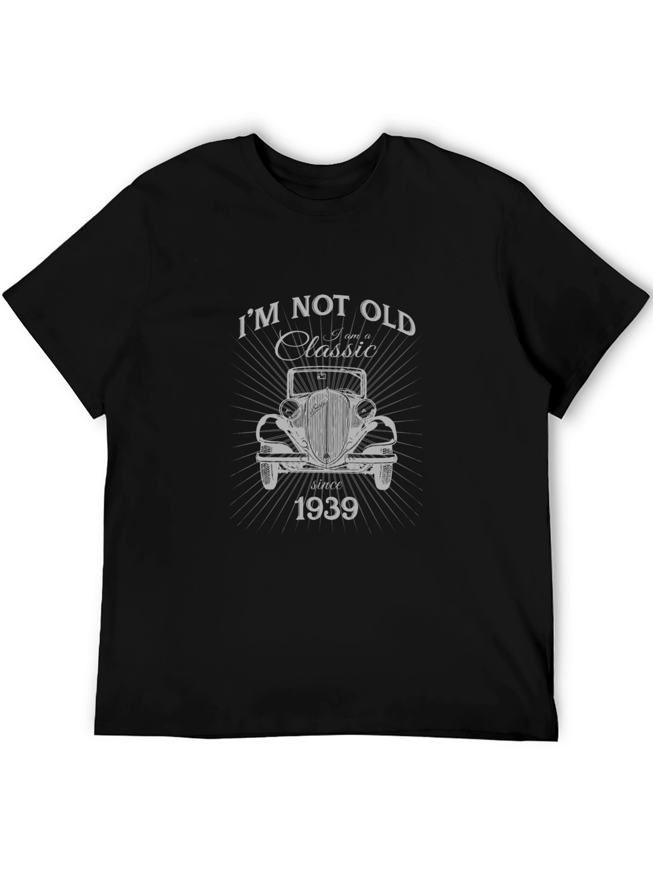 Classic Since 1939 Car Graphic Tee - Black