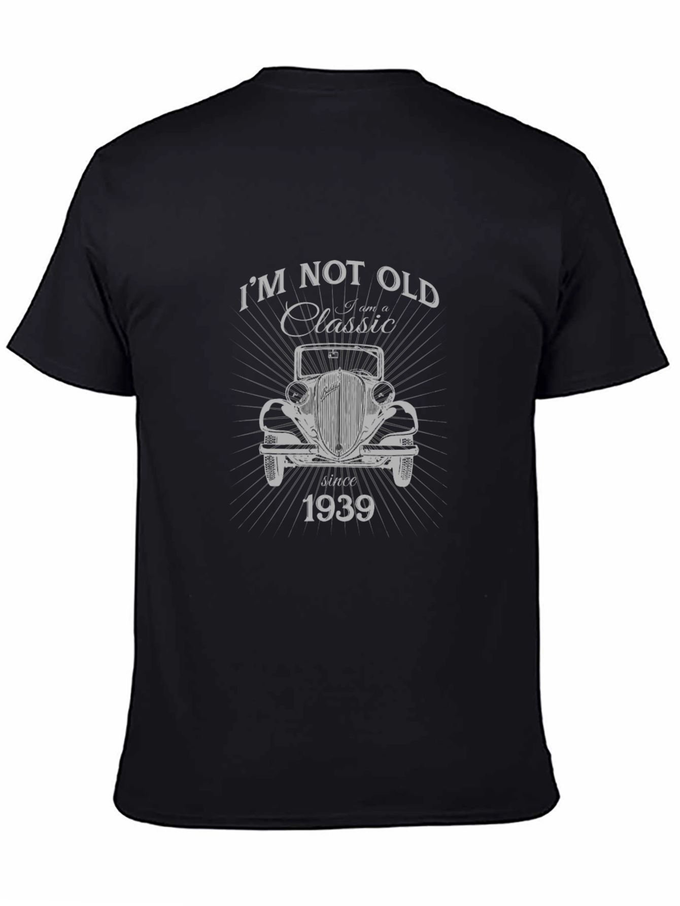 Classic Since 1939 Car Graphic Tee - Black