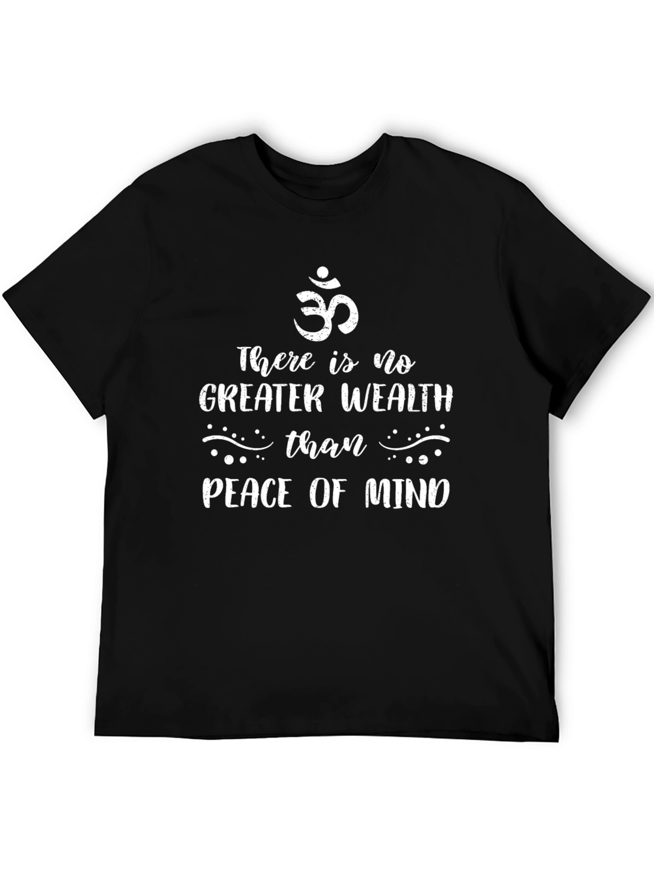 Peace of Mind Graphic Tee - Mens Black T-Shirt
