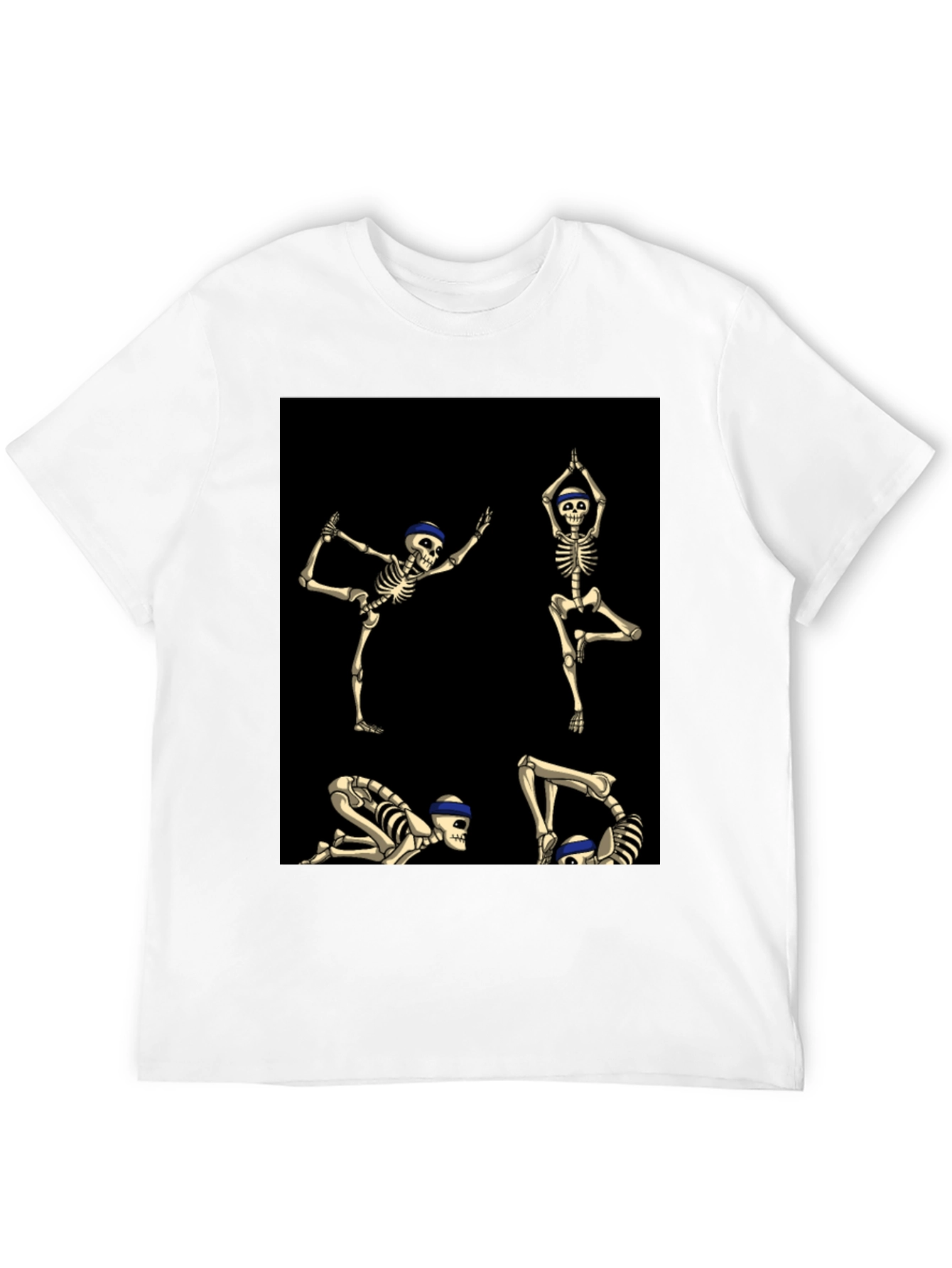 Yoga Skeleton Graphic Tee