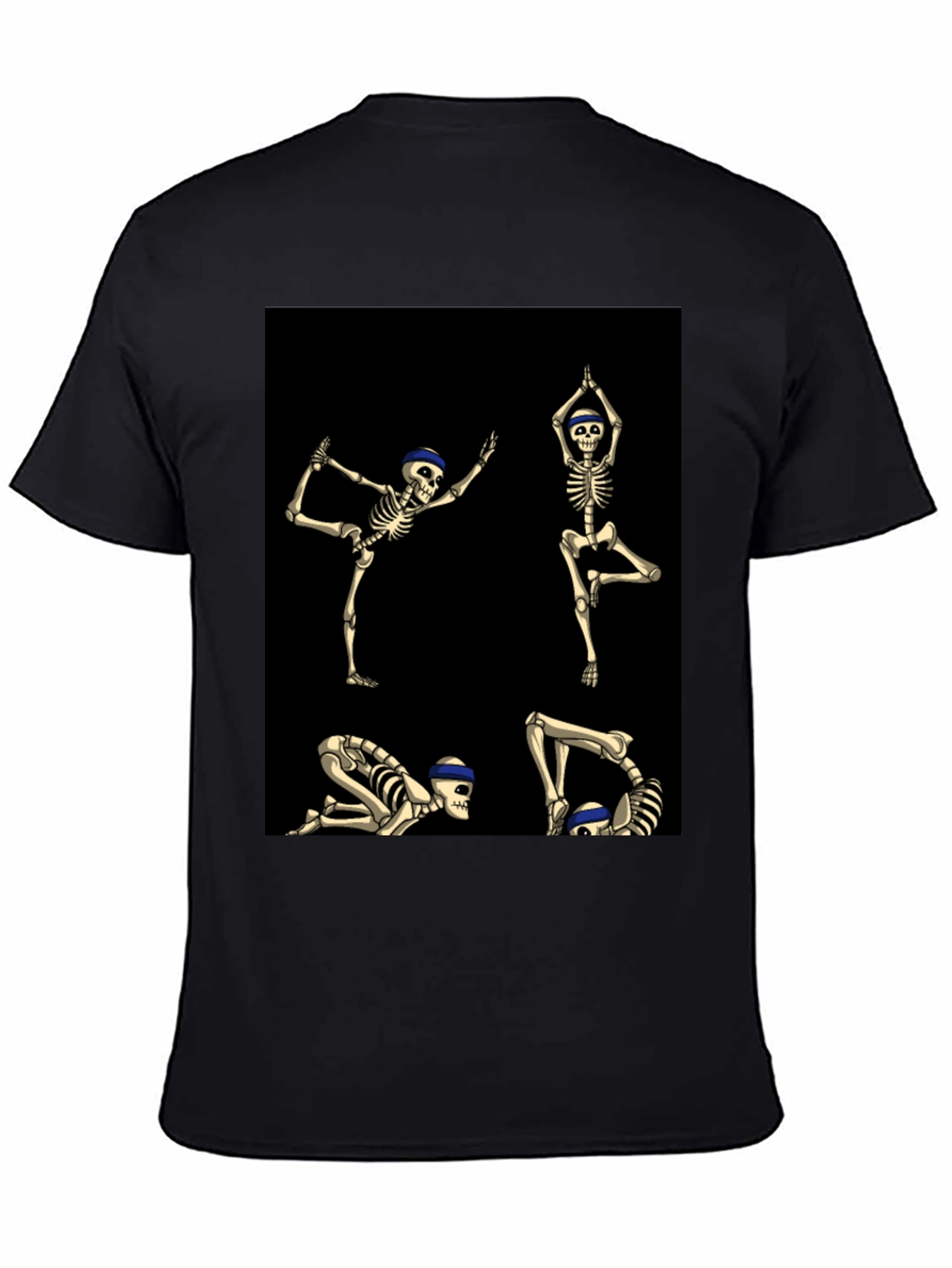 Yoga Skeleton Graphic Tee