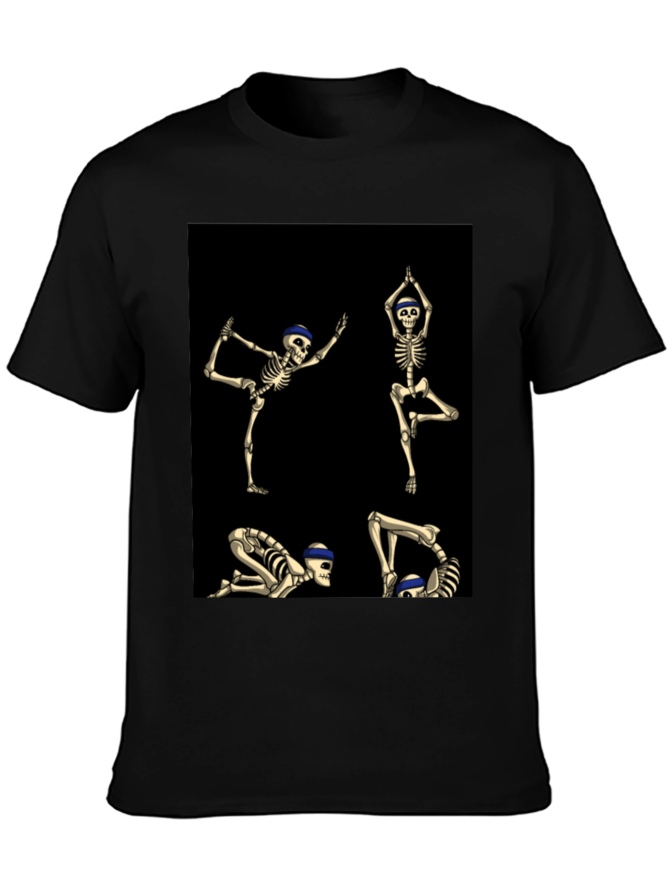 Yoga Skeleton Graphic Tee