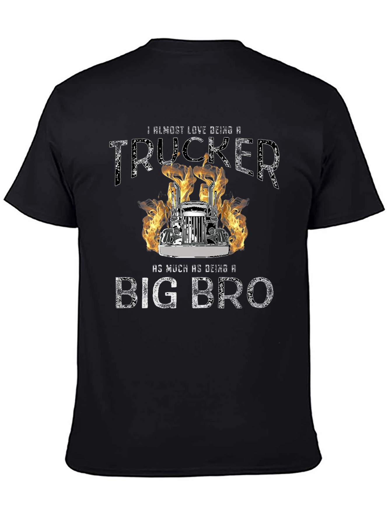 Trucker Big Bro Graphic T-Shirt