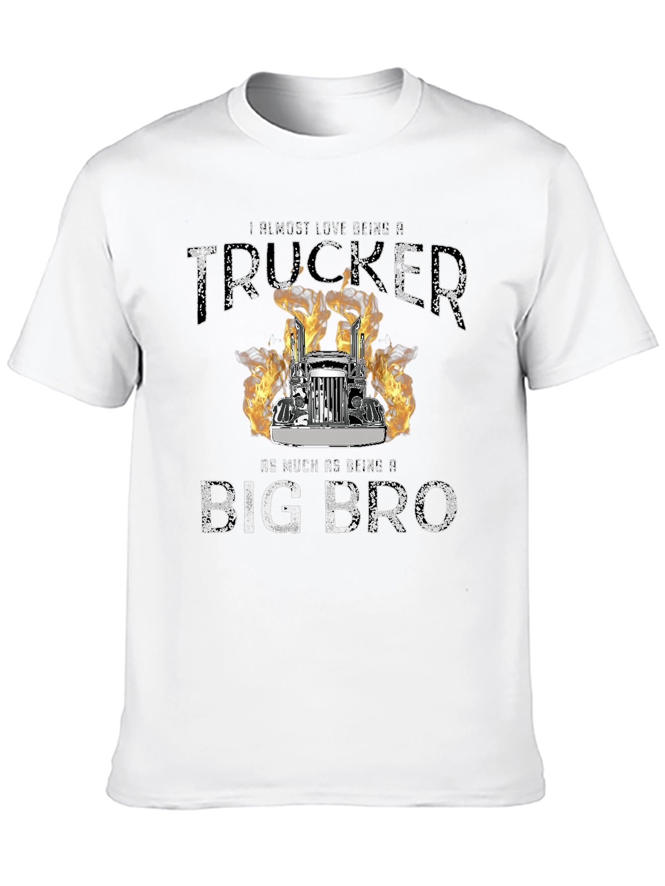 Trucker Big Bro Graphic T-Shirt