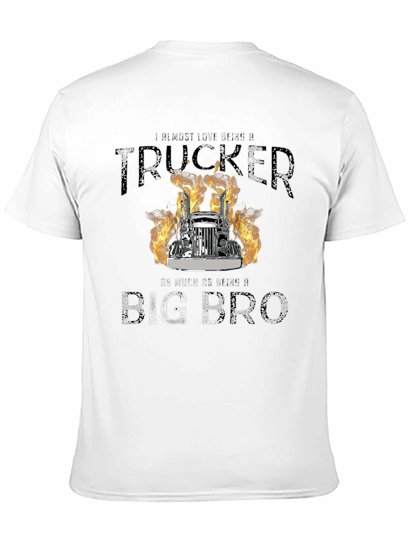 Trucker Big Bro Graphic T-Shirt