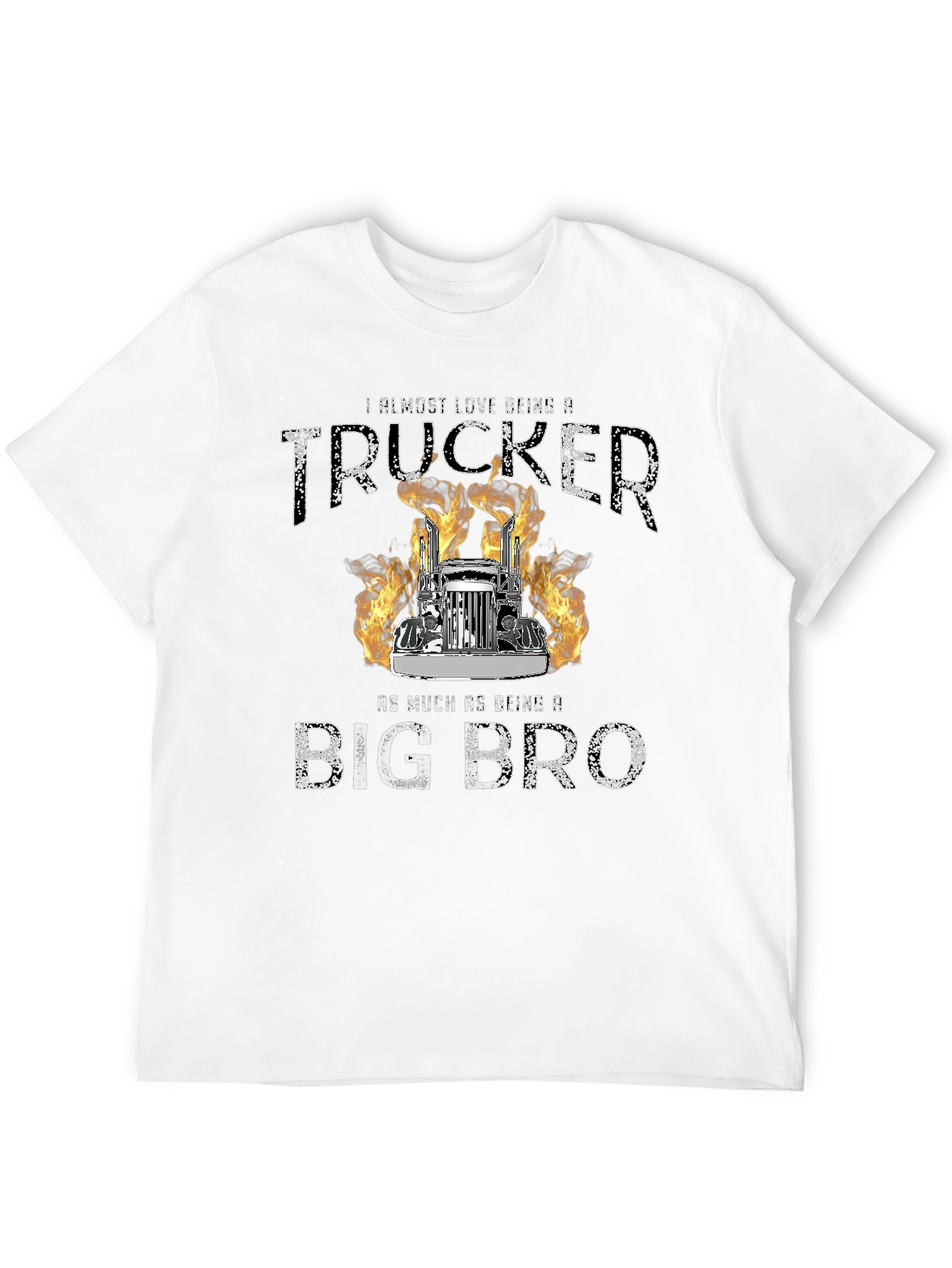 Trucker Big Bro Graphic T-Shirt