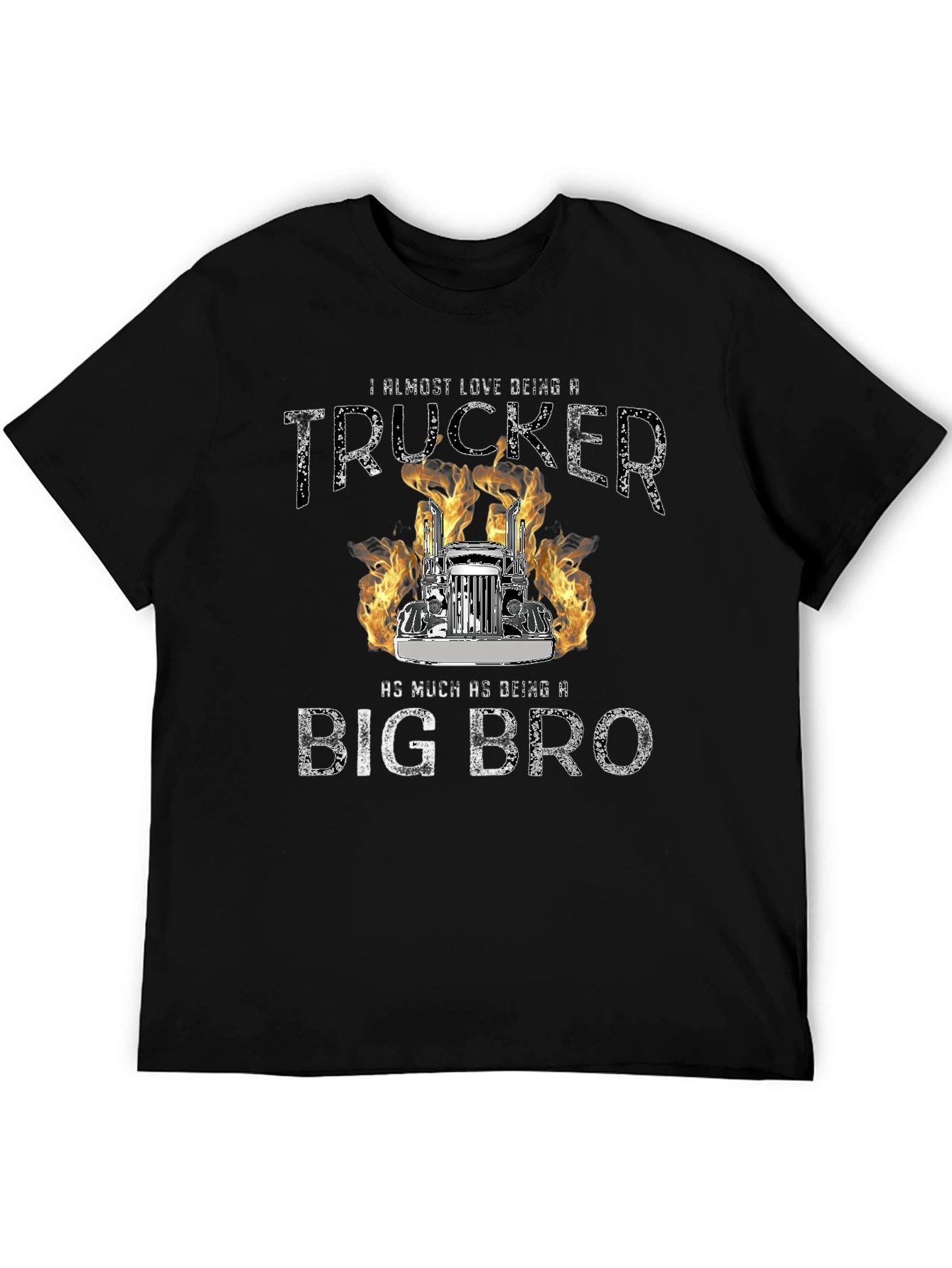 Trucker Big Bro Graphic T-Shirt