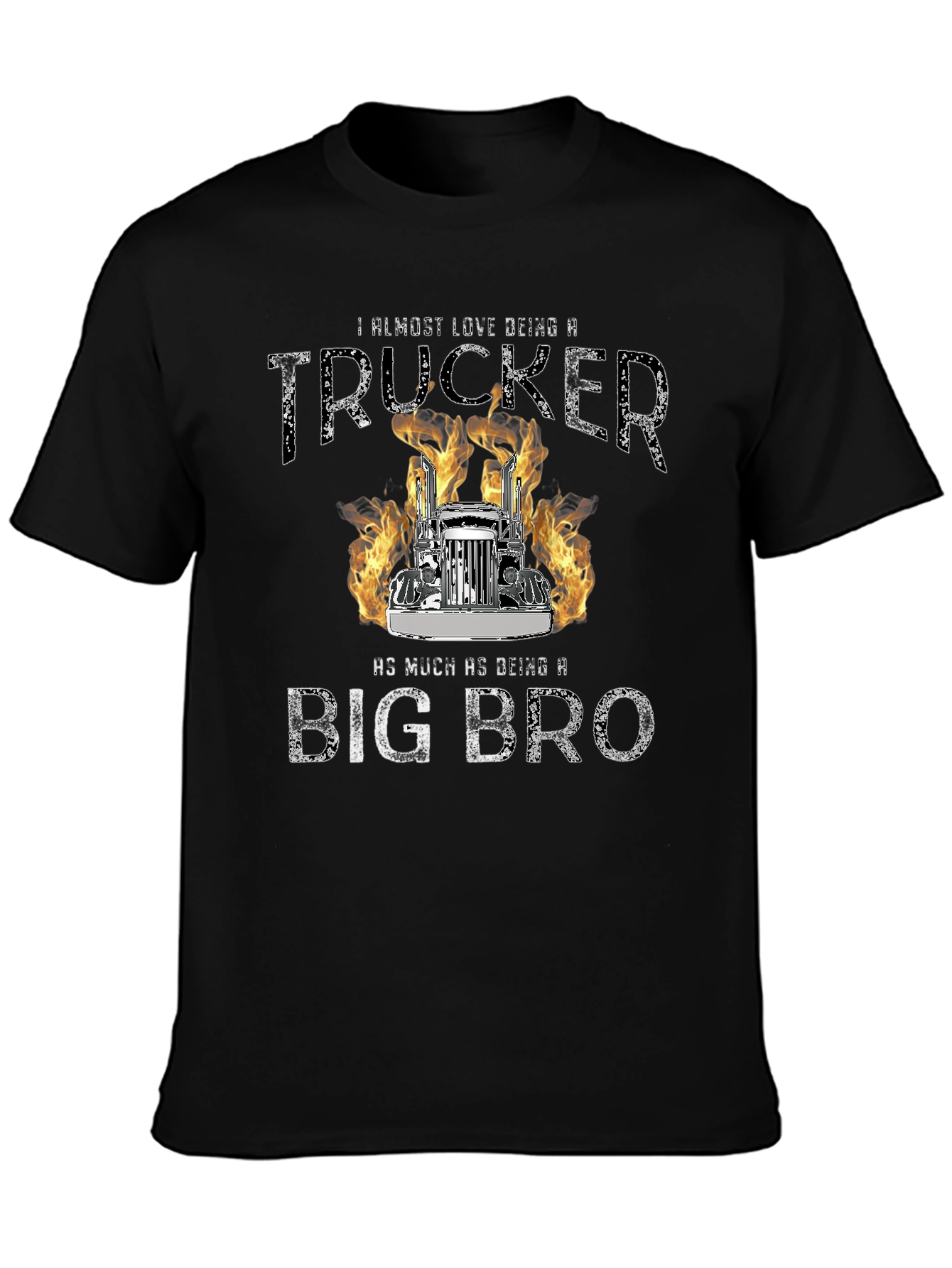 Trucker Big Bro Graphic T-Shirt
