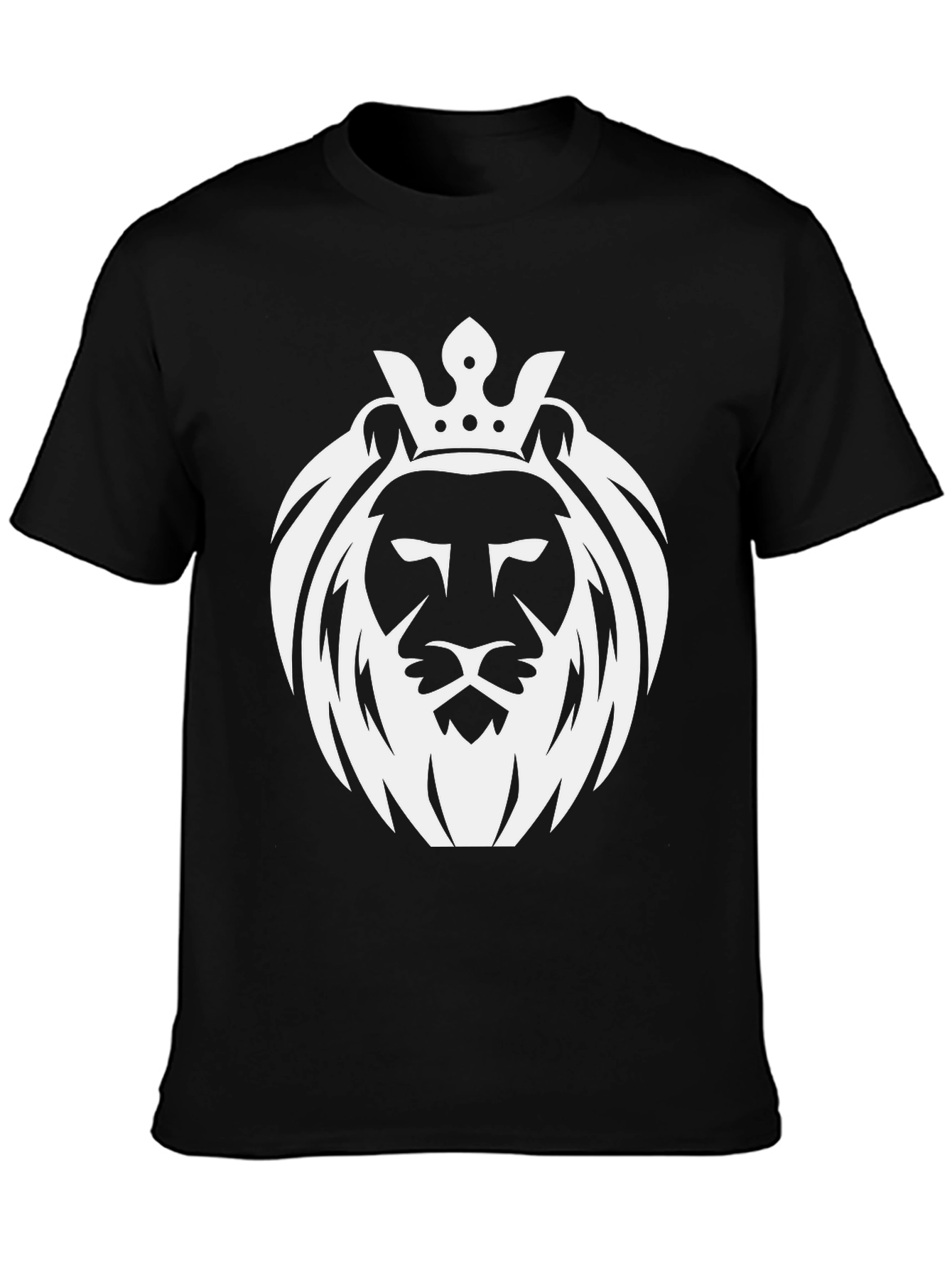 Lion King Graphic Tee - Black Cotton T-Shirt