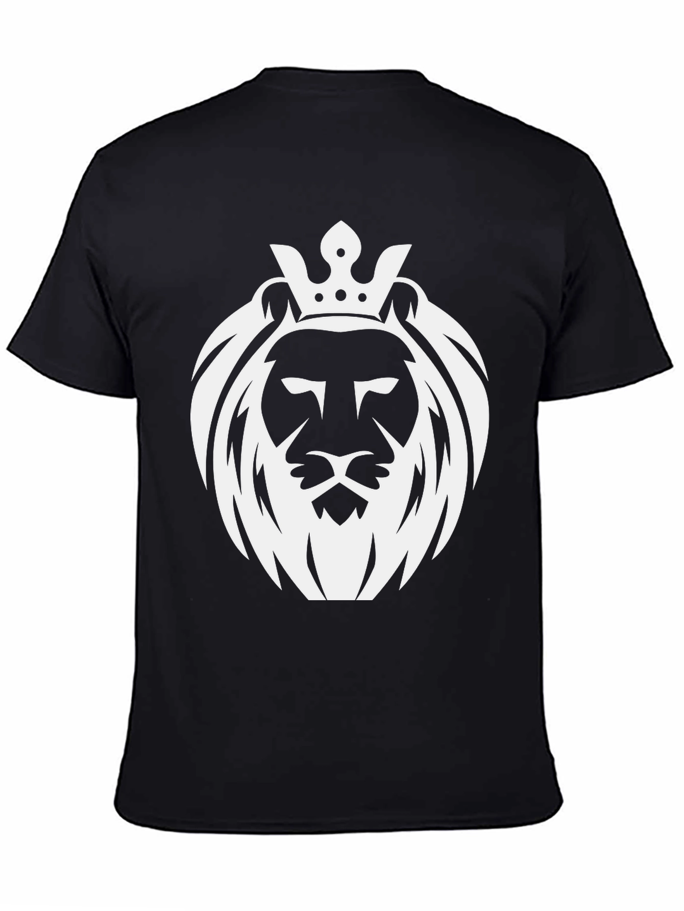 Lion King Graphic Tee - Black Cotton T-Shirt