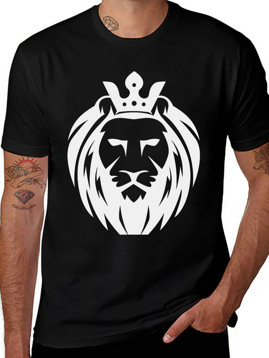 Lion King Graphic Tee - Black Cotton T-Shirt