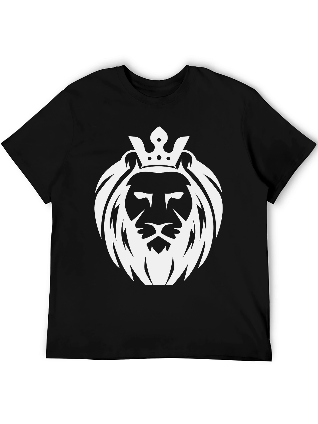 Lion King Graphic Tee - Black Cotton T-Shirt
