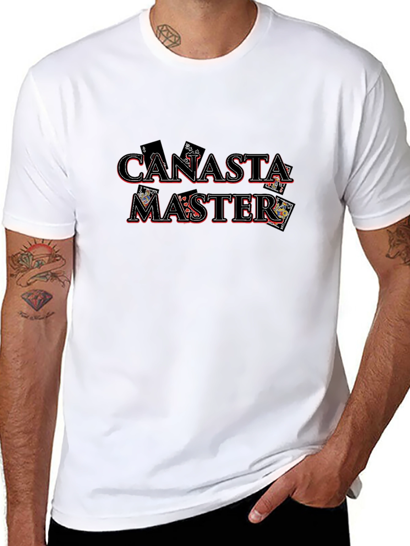 Canasta Master Graphic Tee - Card Game T-Shirt