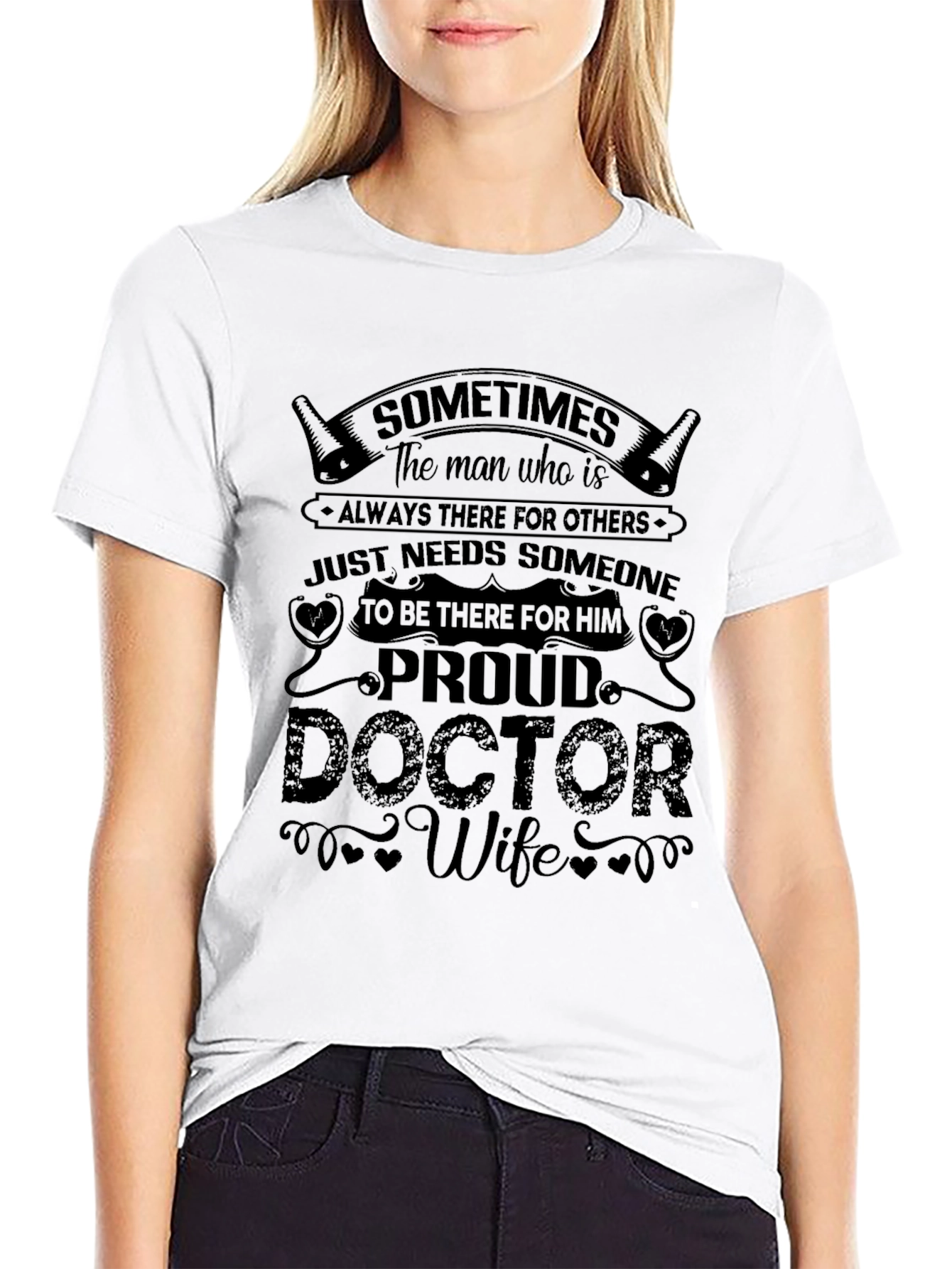 Proud Doctor Wife T-Shirt - Medical Support