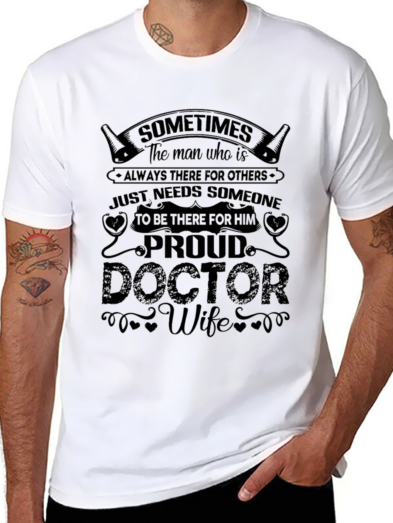 Proud Doctor Wife T-Shirt - Medical Support