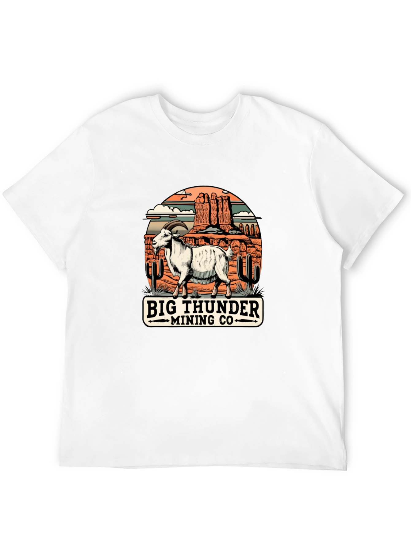 Big Thunder Mining Co. Goat Tee