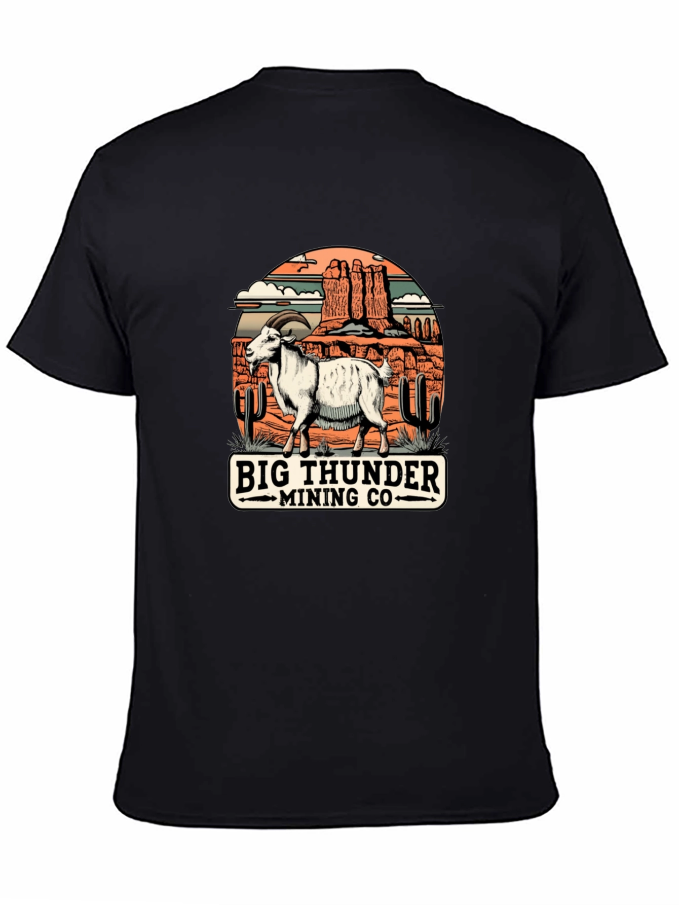 Big Thunder Mining Co. Goat Tee