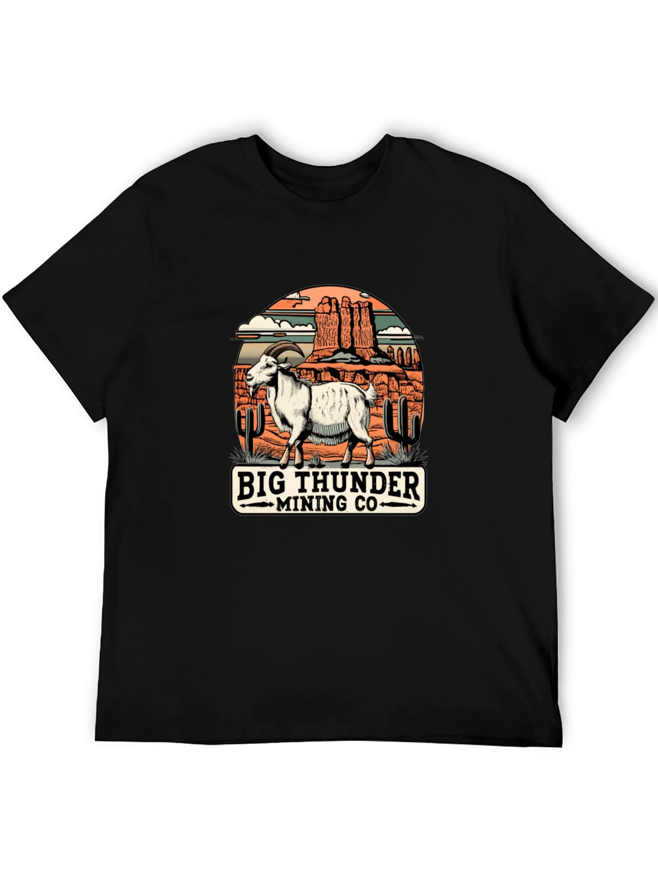 Big Thunder Mining Co. Goat Tee
