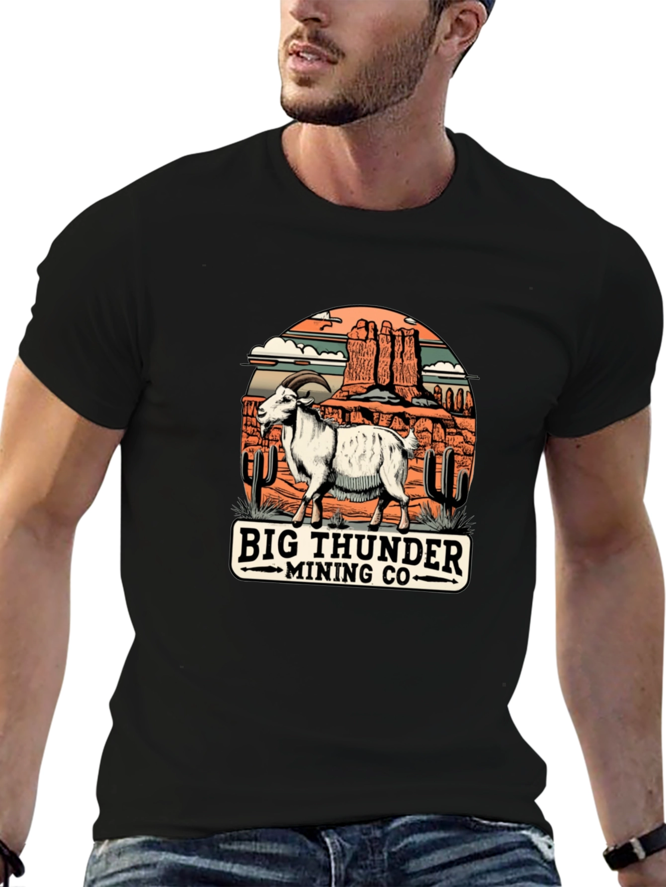 Big Thunder Mining Co. Goat Tee