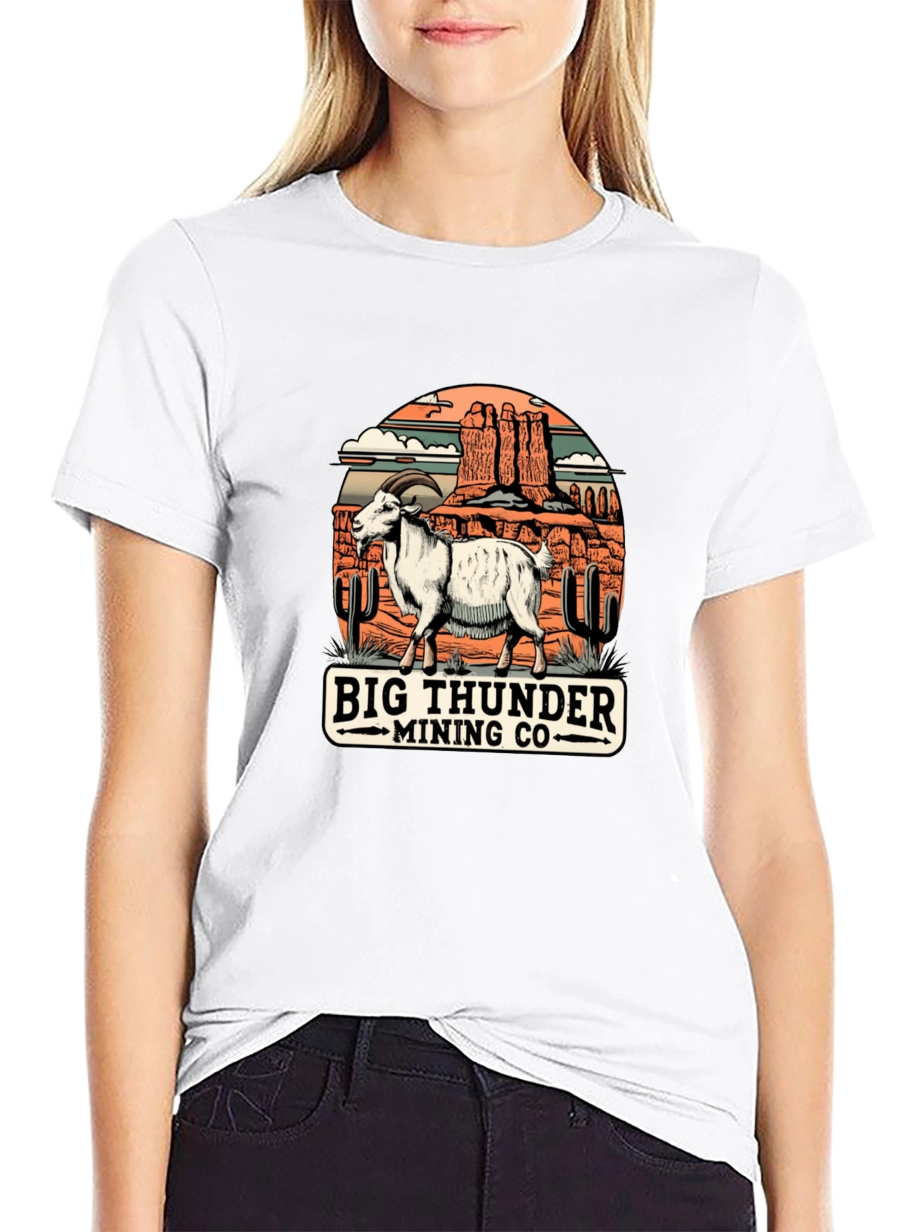Big Thunder Mining Co. Goat Tee