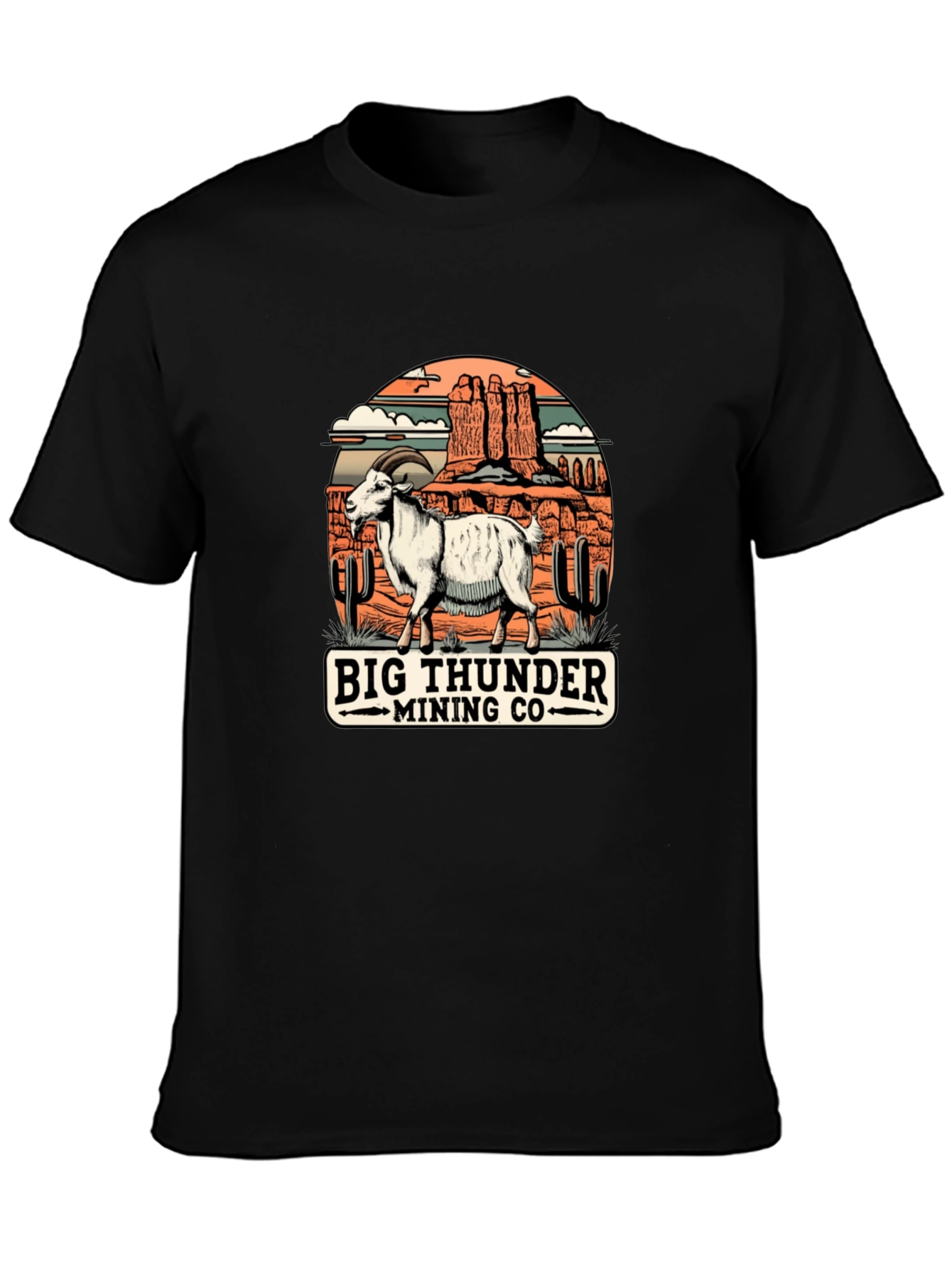 Big Thunder Mining Co. Goat Tee