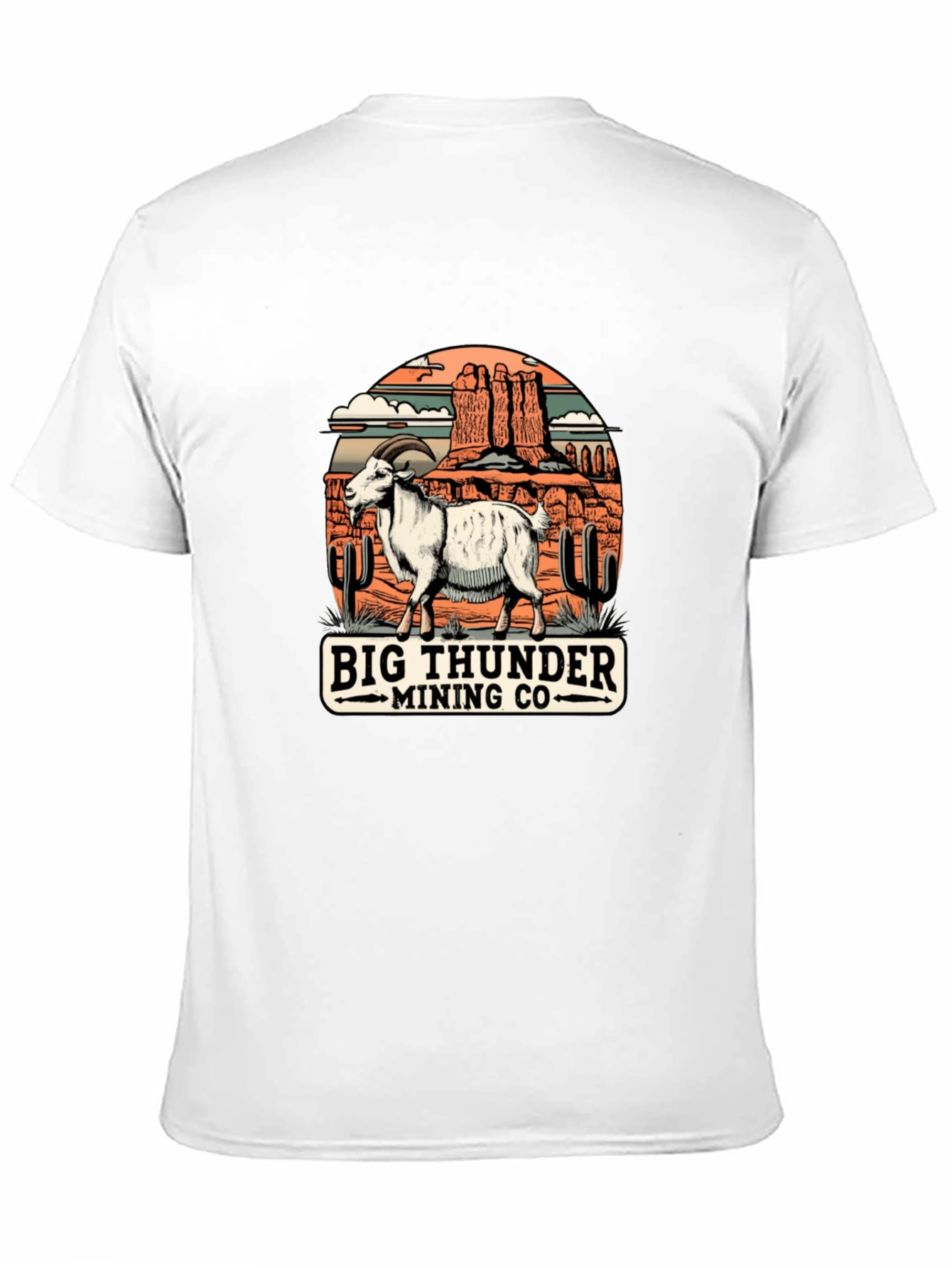 Big Thunder Mining Co. Goat Tee