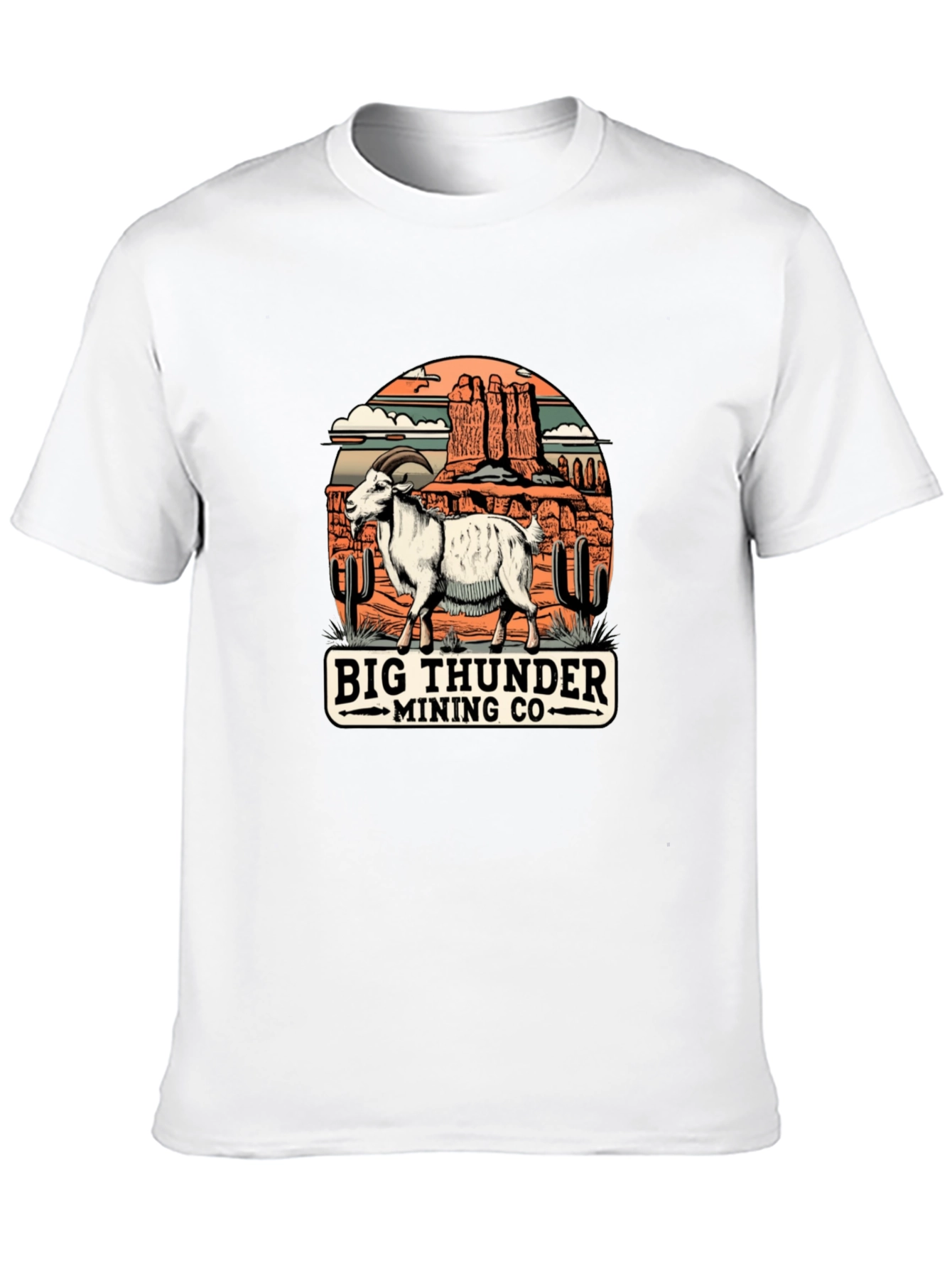 Big Thunder Mining Co. Goat Tee