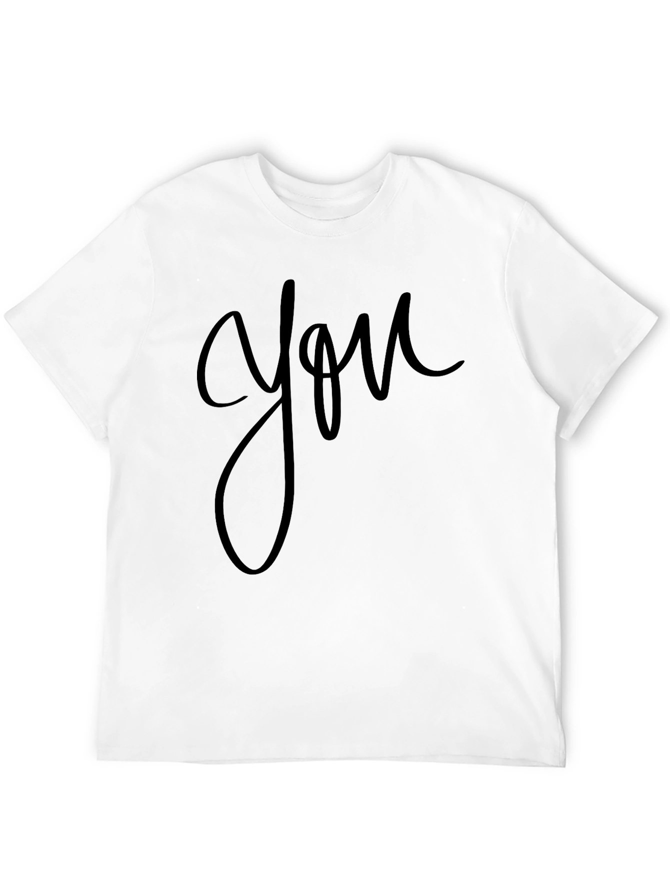 Minimalist You Graphic Black T-Shirt