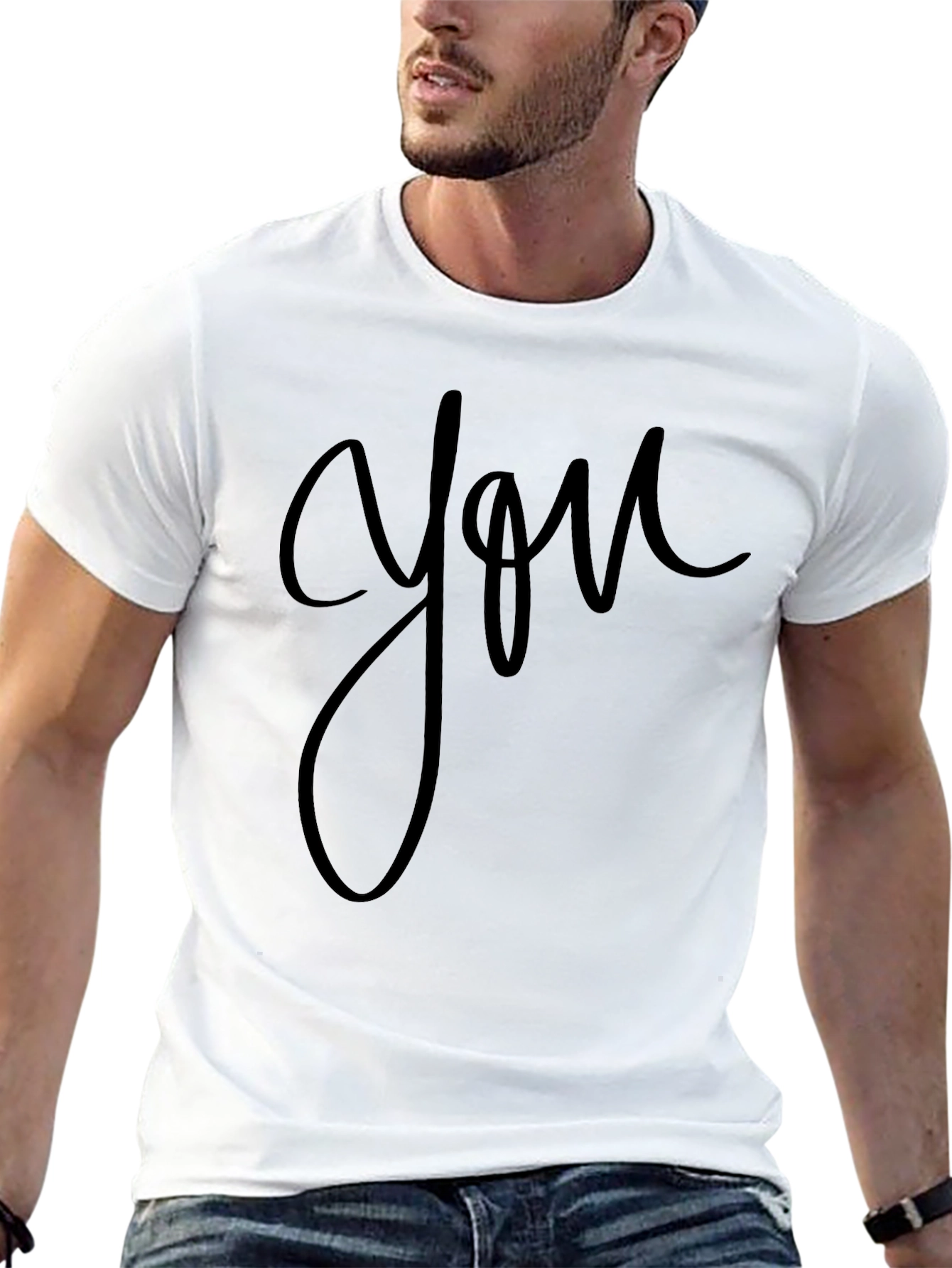 Minimalist You Graphic Black T-Shirt