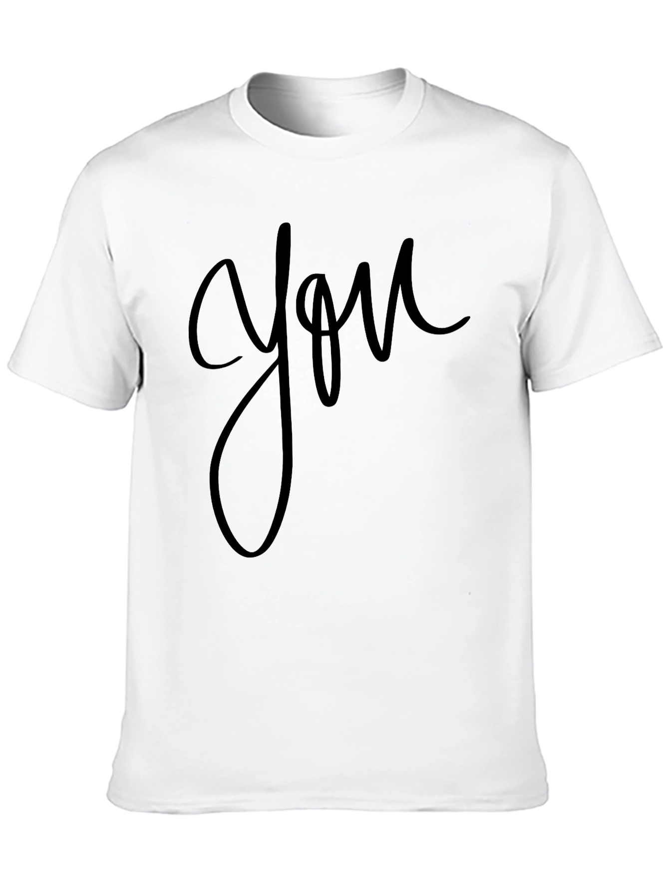 Minimalist You Graphic Black T-Shirt