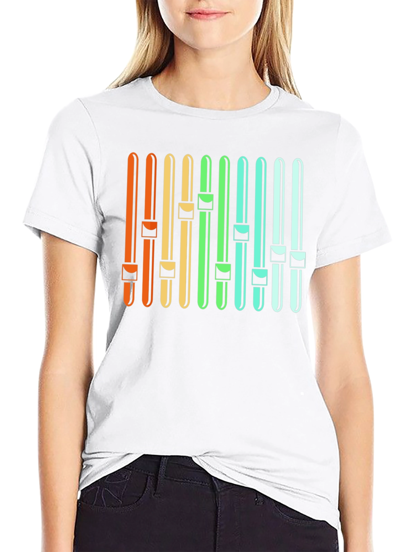 Retro Music Mixer Graphic Tee