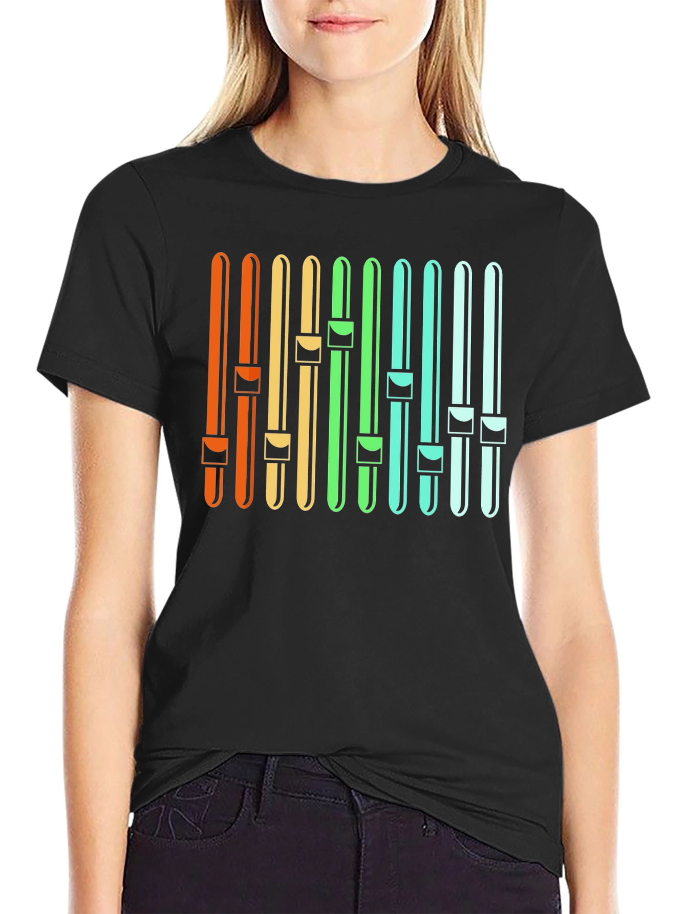 Retro Music Mixer Graphic Tee