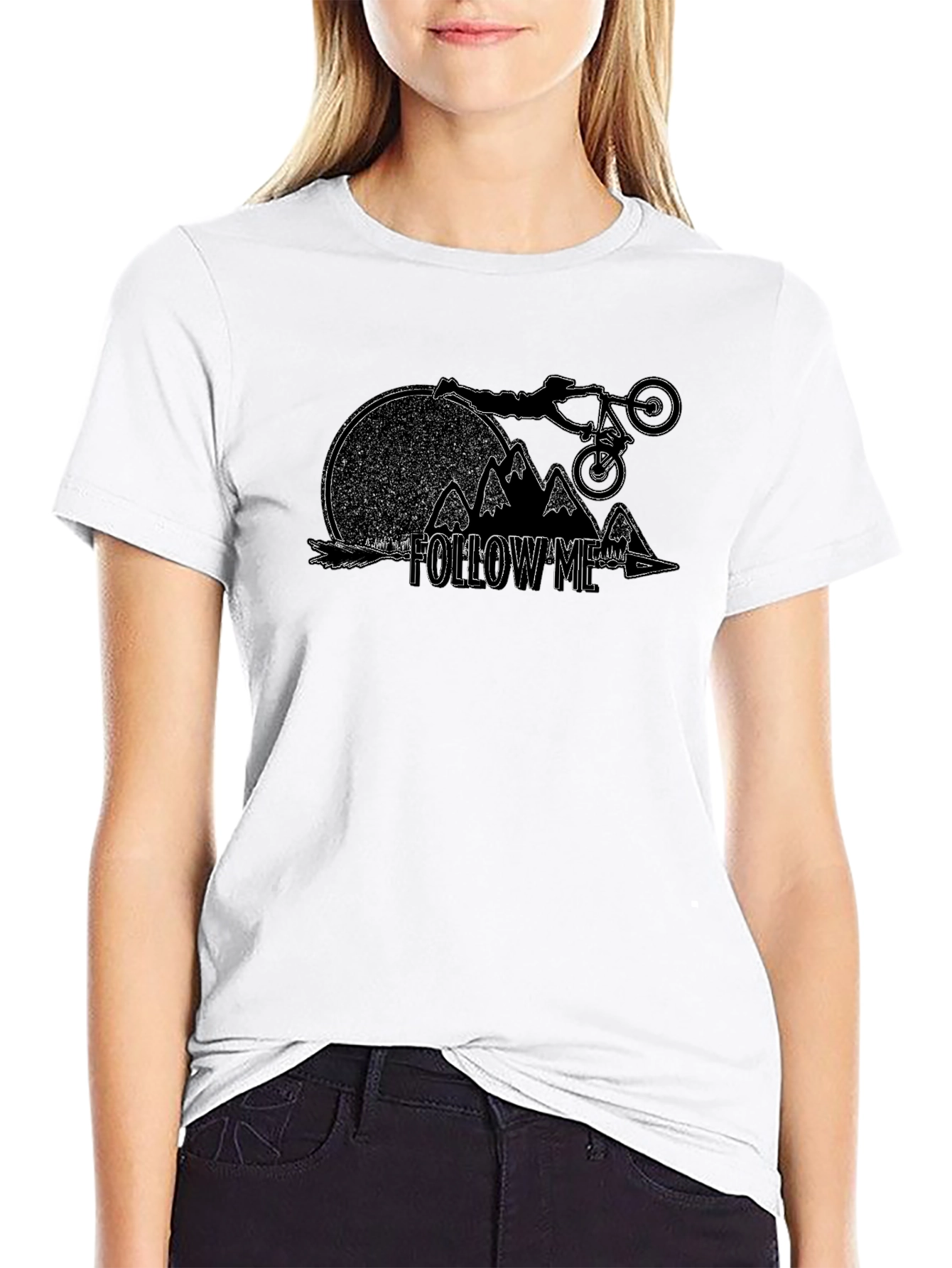 Follow Me Mountain Bike T-Shirt - Adventure Tee
