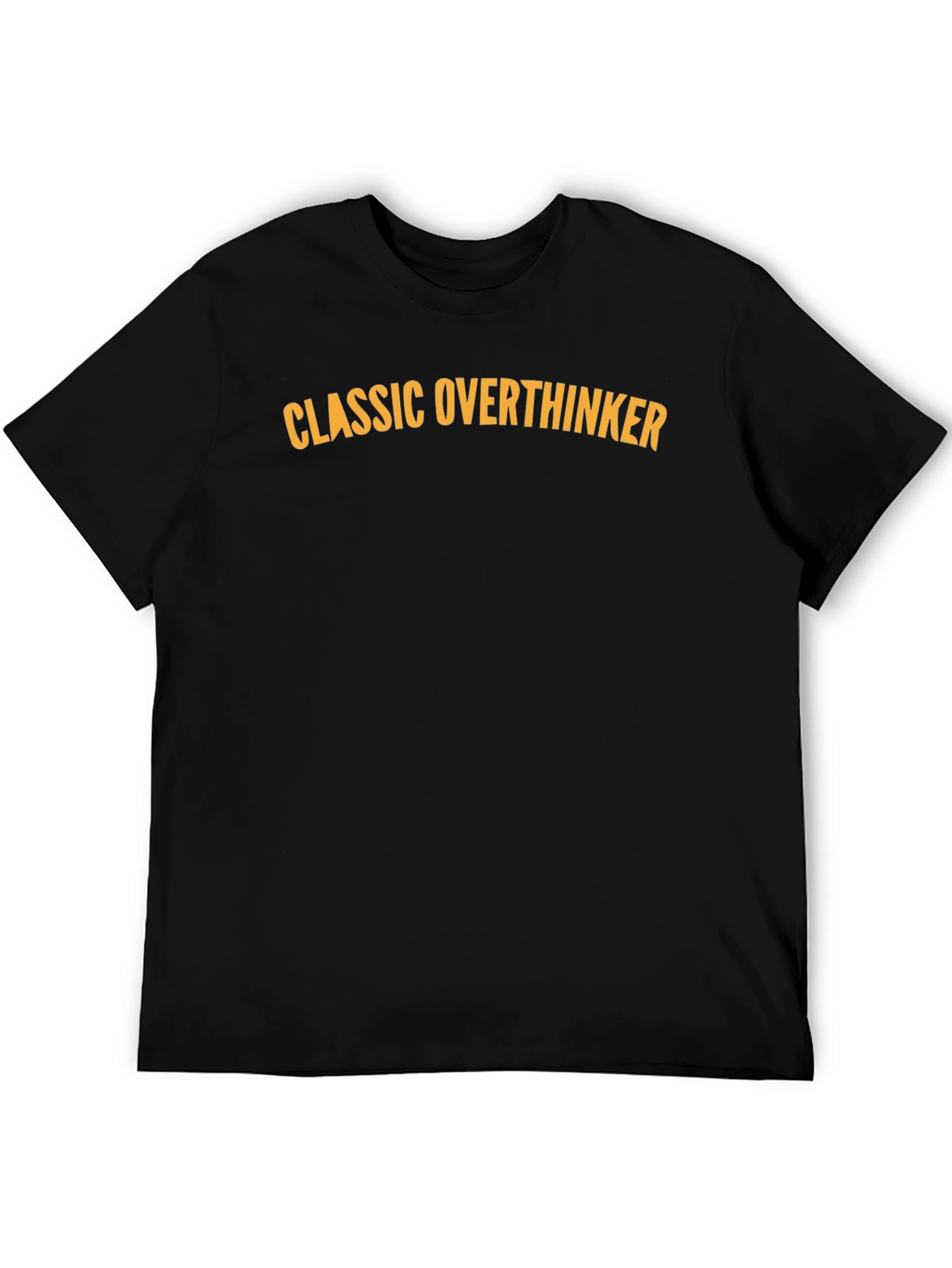 Classic Overthinker Black T-Shirt