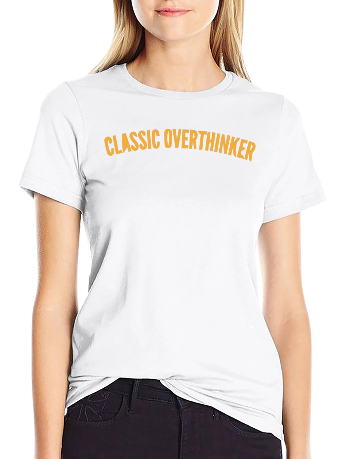 Classic Overthinker Black T-Shirt