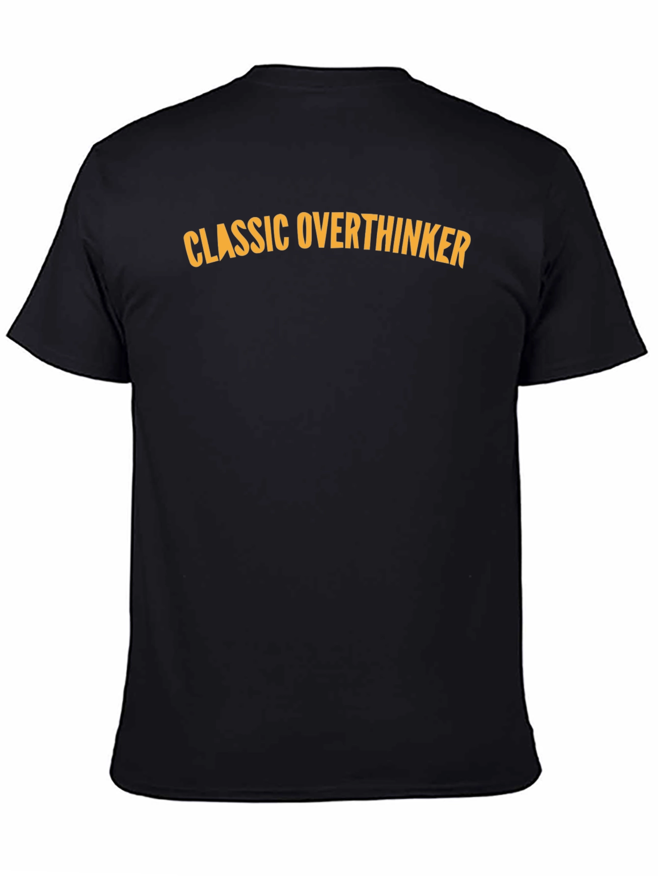 Classic Overthinker Black T-Shirt
