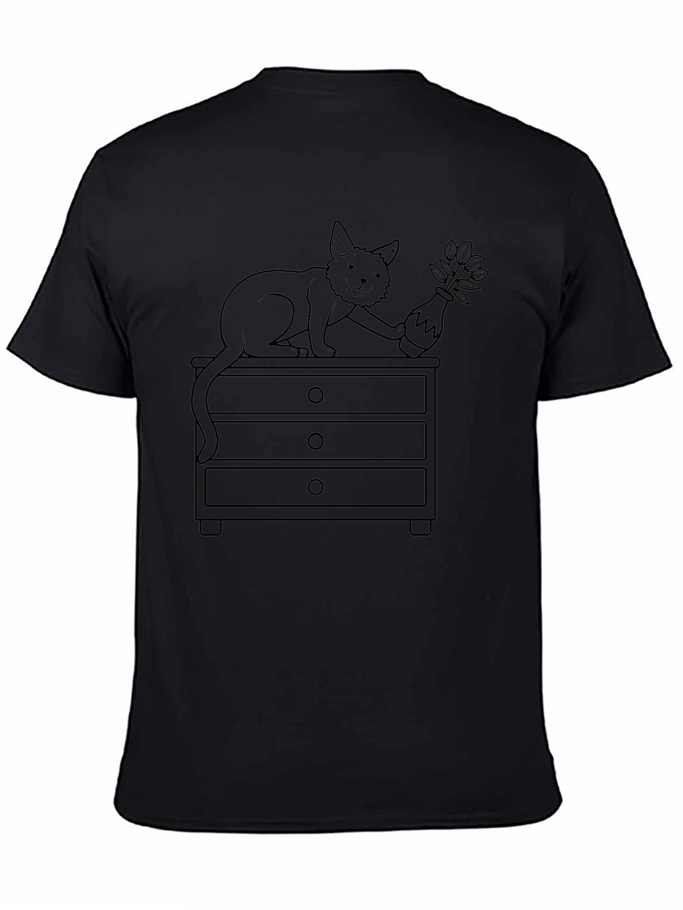 Cat and Vase T-Shirt