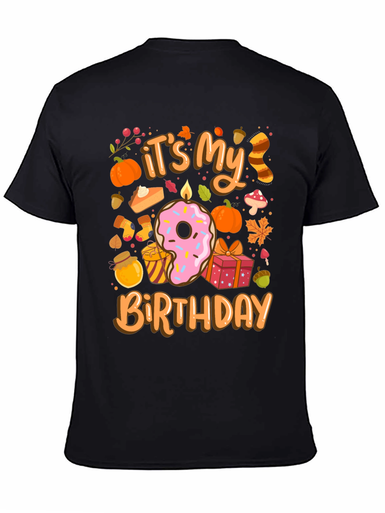 Its My Birthday Fall Themed T-Shirt