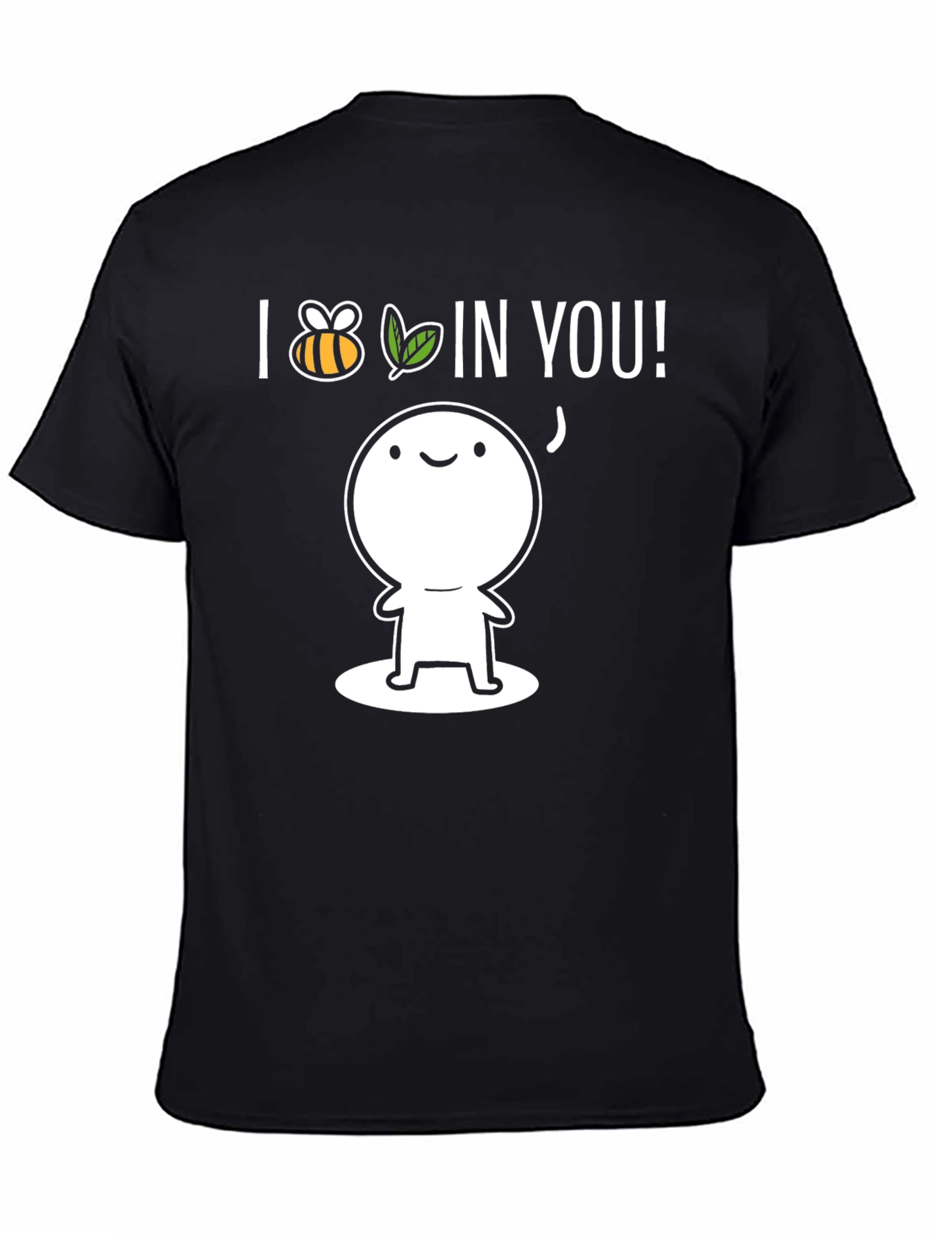 I Bee-lieve in You Black Graphic T-Shirt