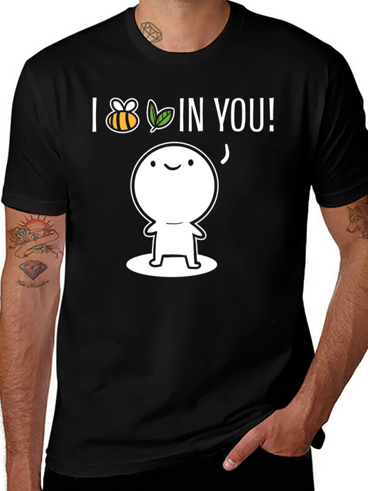 I Bee-lieve in You Black Graphic T-Shirt